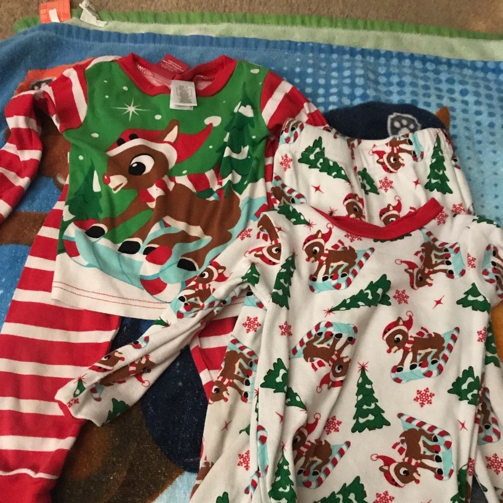 Christmas pajamas two pairs!! Cute!!